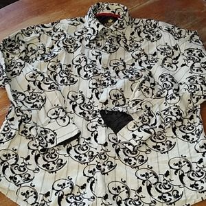 Long sleeve shirt large attitude gold